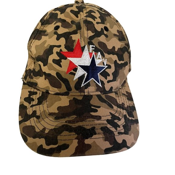 Unknown Other - Men Snapback Cap FAV Adjustable Embroidered Camouflage Brown